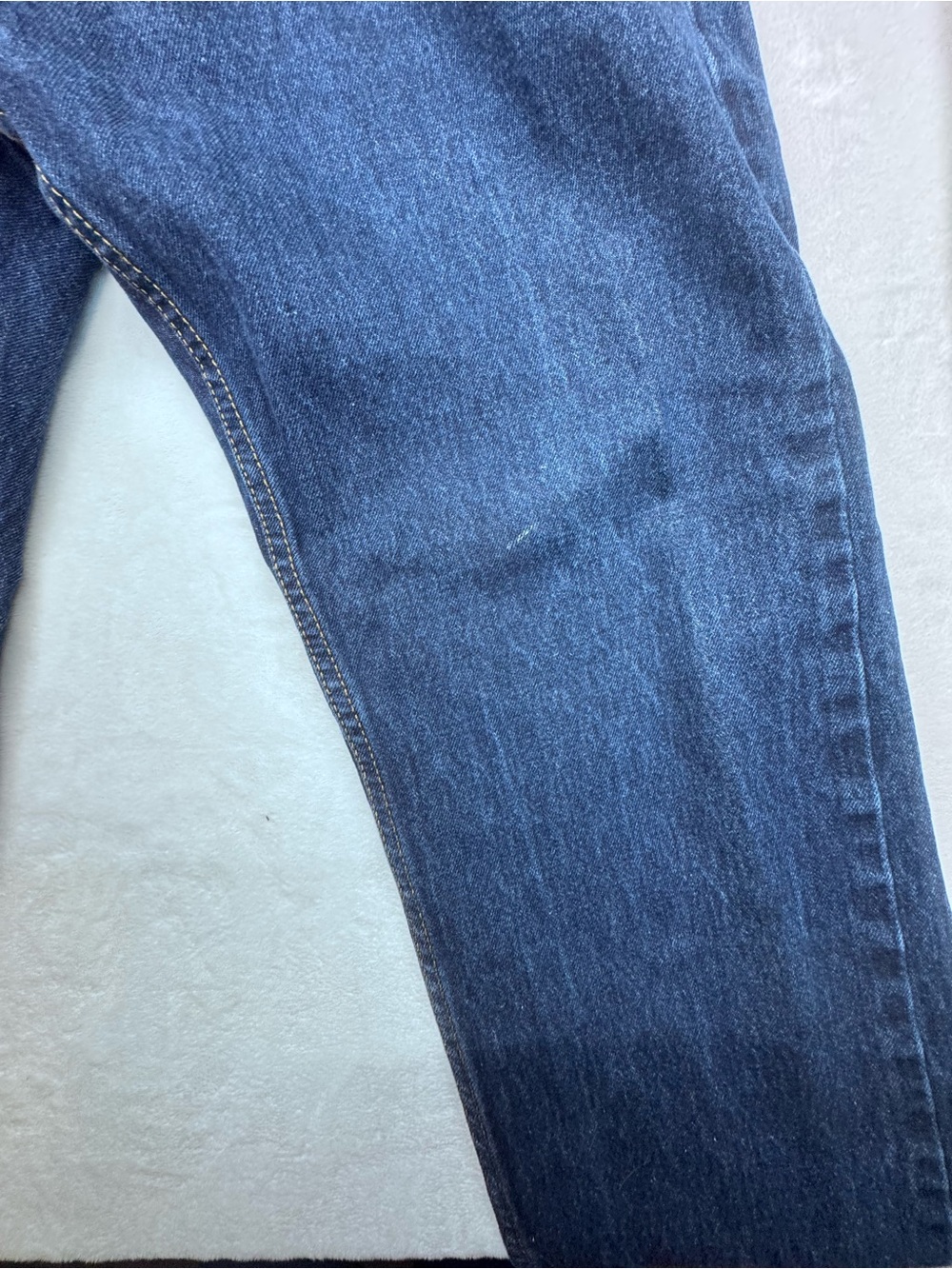 Levi’s 505 Regular Fit Jeans Men’s 36x32 Dark Wash Denim Pants - Picture 4 of 13